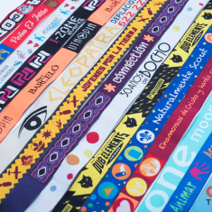 Pulseras de tela personalizadas 3 pulseras de tela personalizadas