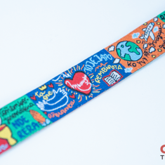 Pulseras de tela personalizadas 6 pulseras de tela personalizadas