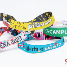 Pulseras de tela personalizadas 1 pulseras de tela personalizadas